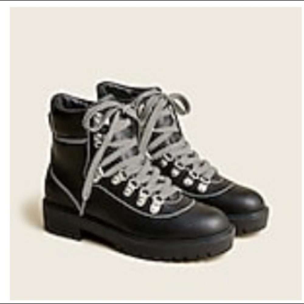 J. Crew Leather Nordic Hiking Boots - Picture 5 of 14